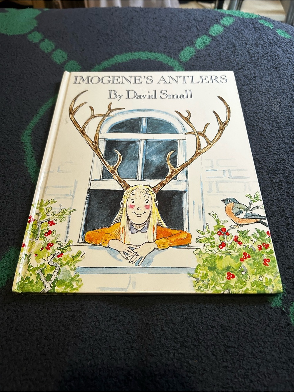 David Small Imogene's Antlers 2000 HC Illustrated Picture Book Random House